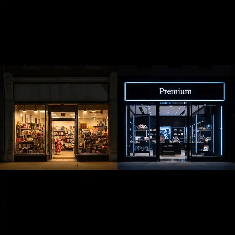 Diseño Premium vs Genérico