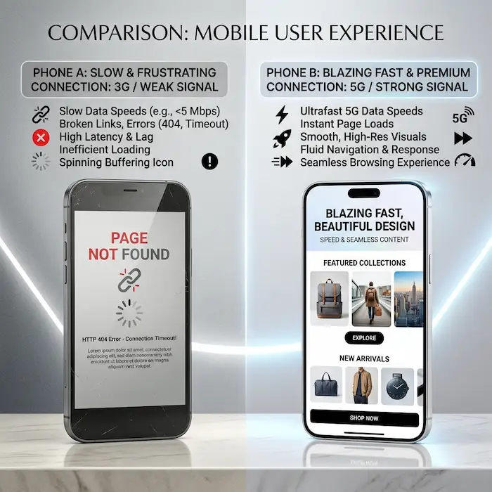 Comparativa de velocidad web